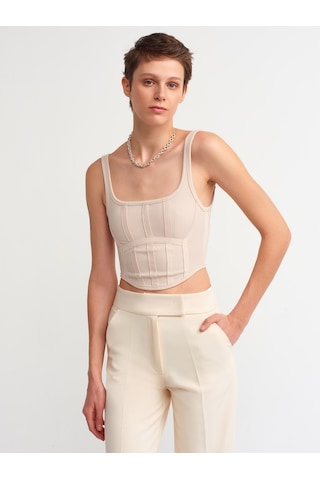 Dilvin Korse Top-Bej (530452075) Bej