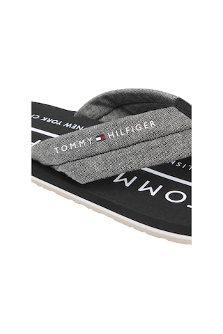 Tommy Hilfiger Erkek Marka Logolu Günlük Kullanıma Uygun Siyah Terlik Fm0fm05751 Bds