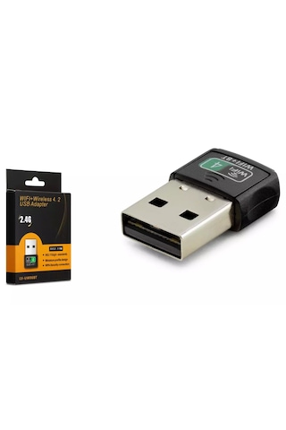 Pix-Link LV-UW06BT USB Bluetooth 4.2 + Wİ-Fİ802.11N Wireless Adaptör Dongle