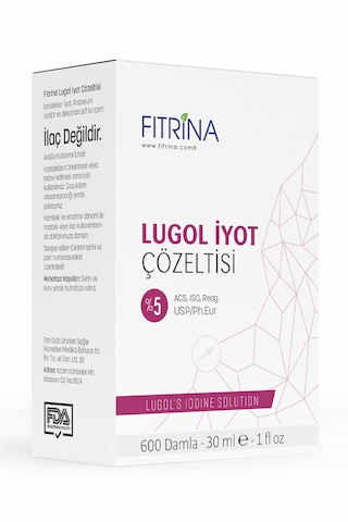 Fıtrina Lugol %5 İyot Çözeltisi 30 ML