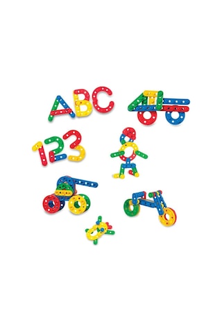 01903 Click Clack 192 Parça Blok Çok Renkli