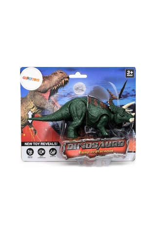 Ws5305 Kafa Ve Eklem Yerleri Hareket Ettirilebilir Triceratops Dinazor Figürü Kahverengi Ws5305 Kafa Ve Eklem Yerleri Hareket Ettirilebilir Triceratops Dinazor Figürü Kahverengi