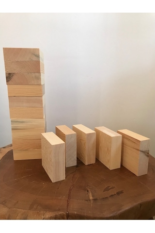 12X12X4 Cm Özel Ölçü Silinmiş Kereste