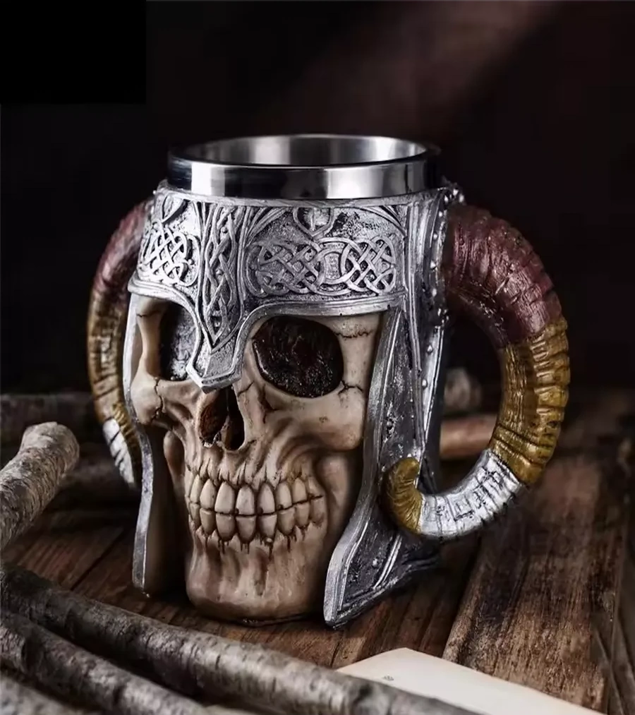 Kemptop Viking Şifonlu Hediye Bira Kupası 175838706 Gri