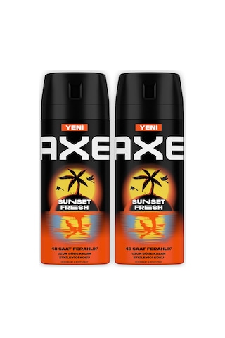 Axe Spray Erkek Deodorant Sunset Fresh 150 Ml X2