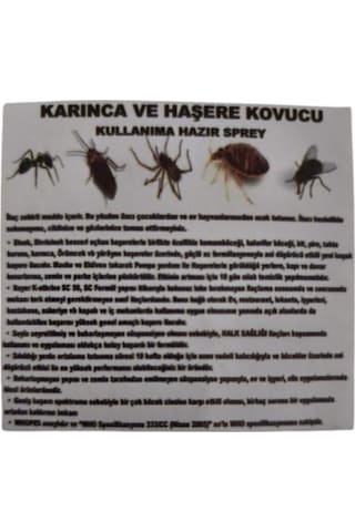 Karınca Ve Haşere Kovucu İlaç 5 Litre