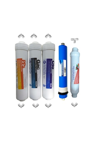 Reverse Osmosis Kapalı Kasa Su Arıtma Cihazı 5'li Filtre Seti