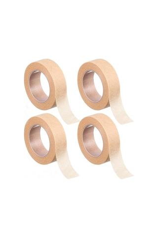 Mufunye Cilt Tonu Mikroporlu Nonwoven Bant - Yara Bakımı, Sarılık, Spor Yaraları İçin Elastik, Nefes Alır 1.25cmx4.5m 4'lü Paket