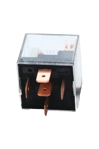 12v Röle 5 Uçlu 50/60 A Işıklı Şeffaf Çift Platin 30-85-86-87-87a