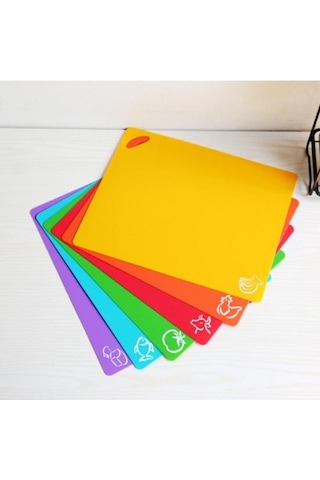 Yeşil Kaymaz Bpa İçermeyen Kesme Tahtası Esnek Katlanabilir Kesme Mat Asılı Delik Tasarımı Et Sebze İnce Doğrama Tahtası