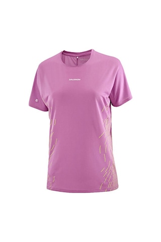 Salomon Sense Aero Gfx Kadın Koşu Tişörtü Lc2759600 Pembe