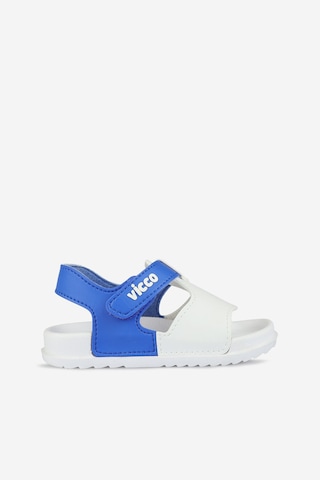 Vicco Sevan Hafif Erkek Bebek Beyaz/saks Mavi Sandalet Beyaz - Mavi