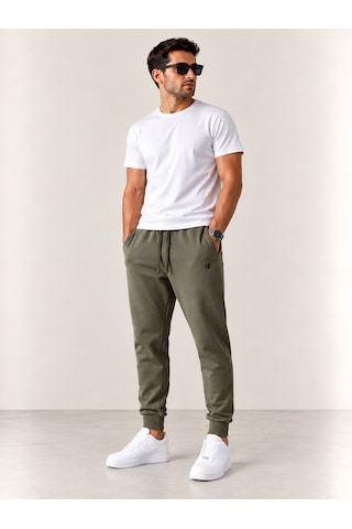 Vigoss Erkek Eşofman Altı Dar Paça 63284-30112 Dusty Army
