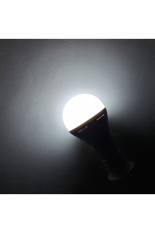 Şarjlı Led Ampul E27 15 Watt Beyaz Işık