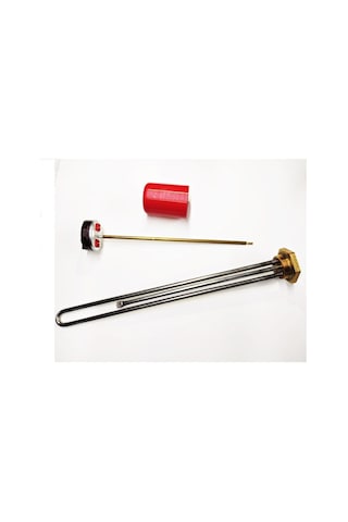 Güneş Enerji Isıtıcı Rezistansı 60cm Krom 3000w+termostat+kapak