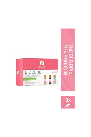 Bioder Biocure Tüy Azaltıcı Kür 3 X 5 ml - Yüz Bölgesi Istenmeyen Tüyler Için