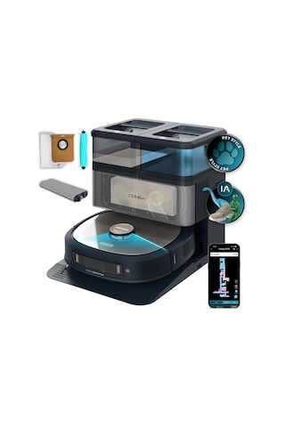 Cecotec Conga Z100 20000 PA Robot Süpürge Siyah