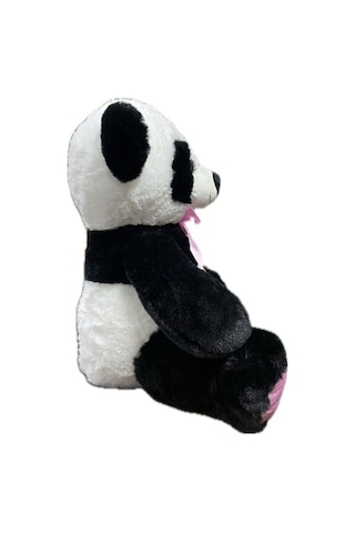 Parlak Iri Gözlü Panda Peluş 30 Cm 62311 Siyah - Beyaz