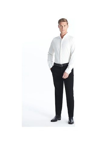 LC Waikiki Southblue Beyaz Slim Fit Uzun Kollu Erkek Gömlek Ecru