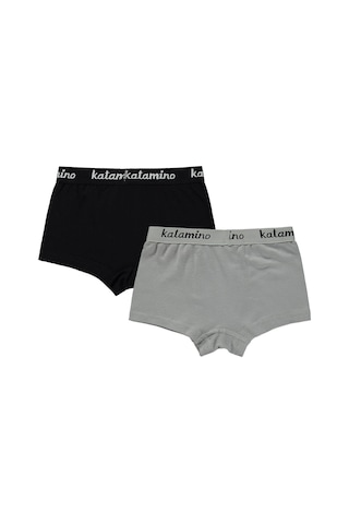 Artı Çorap-kare Tekstil Artı Çorap Ribana 2 Li Boxer Set - Standart
