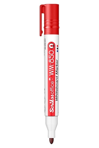 Scrikss Wm-850 Kırmızı Tahta Kalemi Doldurulabilir Kırmızı