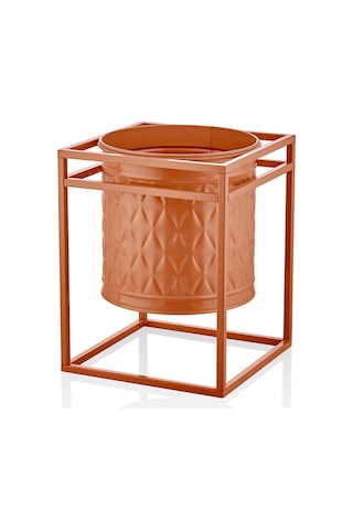 The Mia Prizma Vazo & Saksı Terracota 45x35x35 Cm