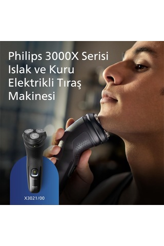 Lexroo 3000x Serisi Erkek Tıraş Makinesi, Powercut Bıçak Teknolojisi, 5d Esnek Başlık