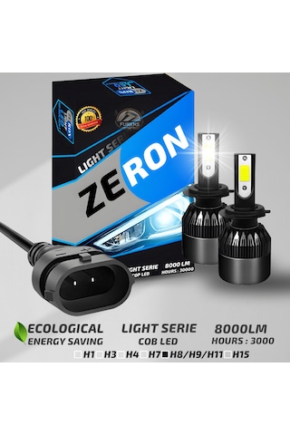Zeron Light Series H11 Led Xenon Şimşek Etkili Led Xenon Led Ampul