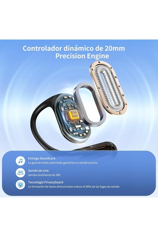 Yunboo Yyk-q6 Açık Kulaklı Bluetooth 5.4 Kulaklık - 144 Dilde Canlı Aı Çeviri, Müzik Ve Arama, İos/android Uyumlu, 12 Saat Çalma Süresi