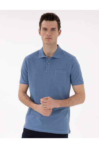 Pierre Cardin Erkek Mavi Tişört Basic 50302538-vr036 Mavi