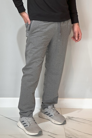 Paçası Düz Beli Lastikli 3 Cepli Erkek Eşofman Altı 4706 Antrasit Antrasit