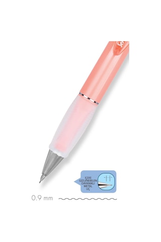 Serve Deep Earth Tones Mekanik Kurşun Kalem 0.9 Mm Mercan - Coral Turuncu