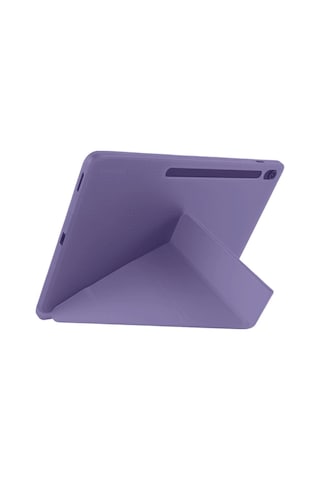 Apple Uyumlu  iPad Pro 11 2024 Kılıf Kalemlikli Hugo Tablet Kılıfı - Mor Diğer