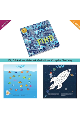 Level-2 3-4 Yaş / Iq. Dikkati Güçlendirme Seti-Anasınıfı
