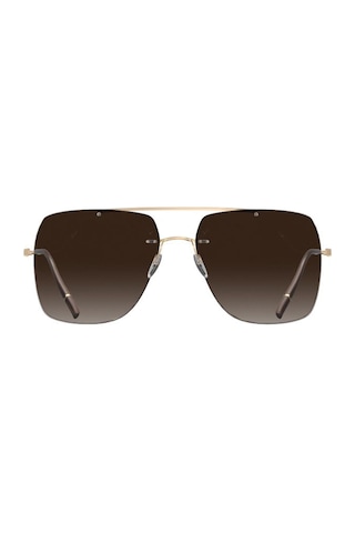 Silhouette 8750 75 7530 Unisex Güneş Gözlüğü Kahverengi