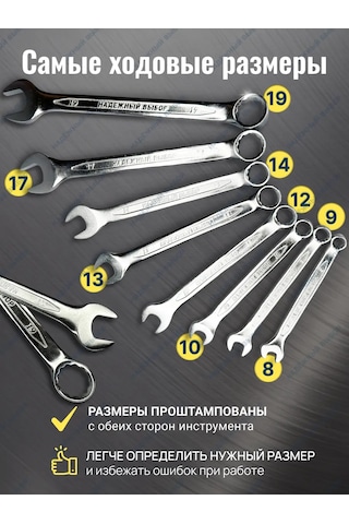 Nadeznyj Vybor 8 Parça Araba Kavrama Anahtar Seti 168116124