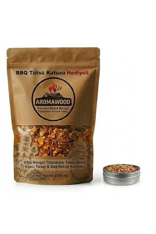 Elma Ağacı & Dağ Kekiği Özü Tütsüleme Talaşı Mangal & Bbq Barbekü İçin Yoğun Aroma