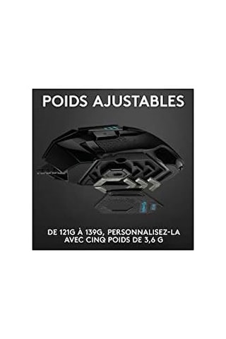 G G502 Hero Kablolu Oyuncu Mouse, Lıghtsync Teknolojisi, 25.600 Dpı, 11 Programlanabilir Tuş, 121 Gr Ağırlık, Siyah