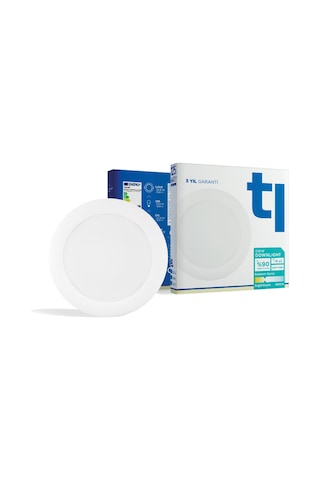 Redeem C18W Downlight, Titreşimsiz, Göz Konforu, 1628 Lümen, Doğal Beyaz, 4000 Kelvin Beyaz