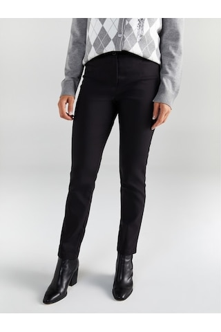 Faik Sönmez Kadın Slim Fit Klasik Pantolon B00052 Siyah