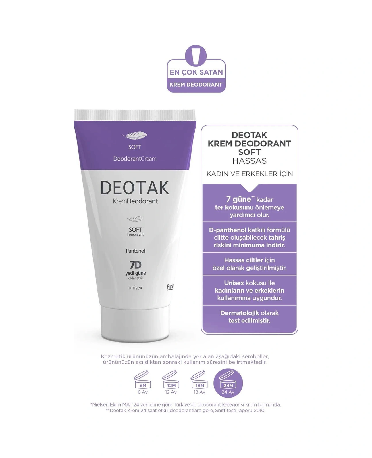 Deotak Krem Deodorant Soft 3 x 35 ML