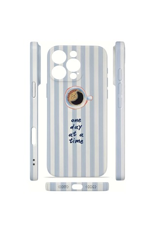 Apple iPhone Uyumlu 16 Pro Vorian İnce Kamera Korumalı Mika Kılıf One Day Coffee One Day Coffee Mika