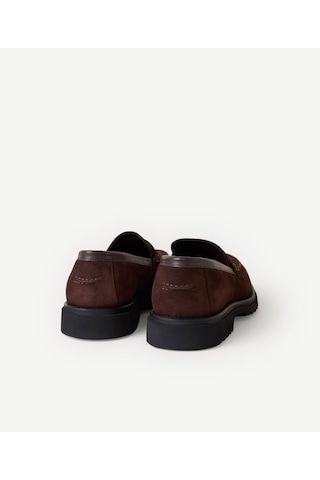 Yargıcı Süet Klasik Loafer 26keay4009x 003 Kahverengi