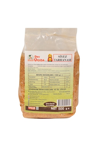 Devrekani Deva Çocuk Siyez Tarhanası (Ege Yöresi) Yöresel Katkısız 500 G