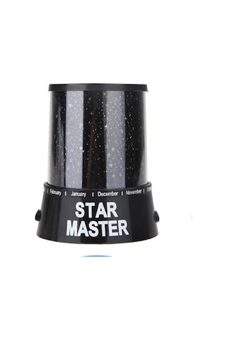 Soulader Usb Projektör Işığı İle Yatak Odası Ve Çocuk Odası İçin Dekoratif Gece Lambası, 2'li Paket Siyah