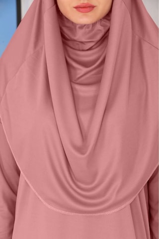 Tek Parça Namaz Elbisesi Gül Kurusu-20991 Gül Kurusu