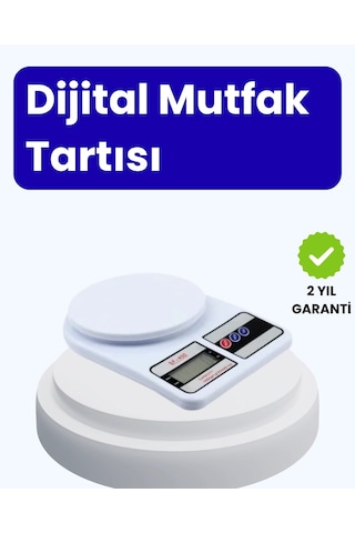 Buğz Dijital Mutfak Terazisi 10kg Kapasiteli 1g Hassasiyetli