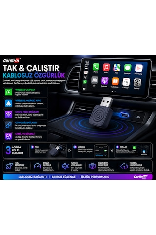 Mini Ultra 5 Kablosuz Carplay & Android Auto Adaptörü Diğer