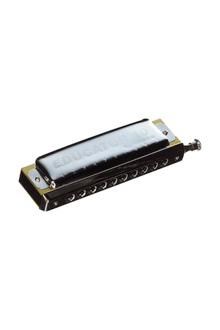 Hohner Educator 10 Delik Chromatik Pompalı Mızıka-çantalı