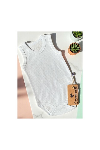 Altıntaş Baby Caramell Yumuşak Ve Nefes Alabilen %100 Pamuk 3'lü Body Set Erkek Bebek Mavi Mavi